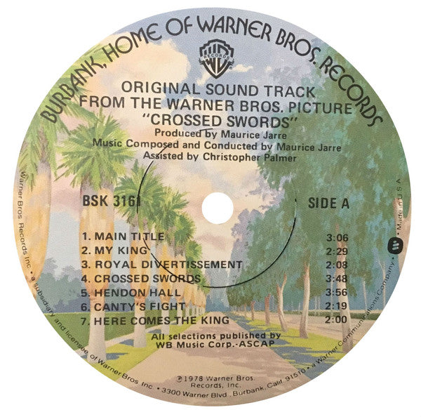 Maurice Jarre - Crossed Swords (Original Motion Picture Sound Track) - LP