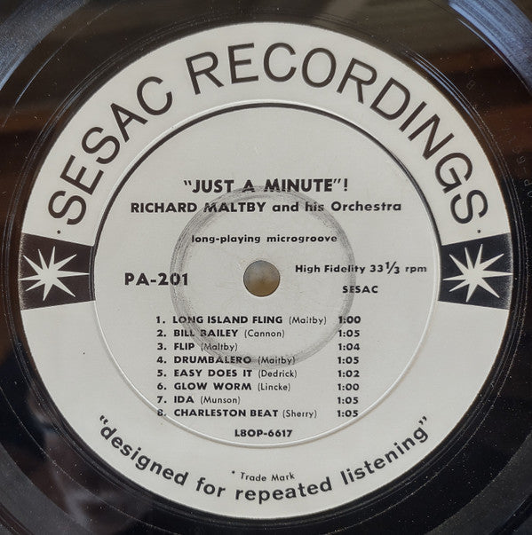 Richard Maltby And His Orchestra - Just A Minute! - LP