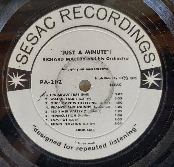 Richard Maltby And His Orchestra - Just A Minute! - LP