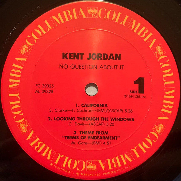 Kent Jordan - No Question About It - LP