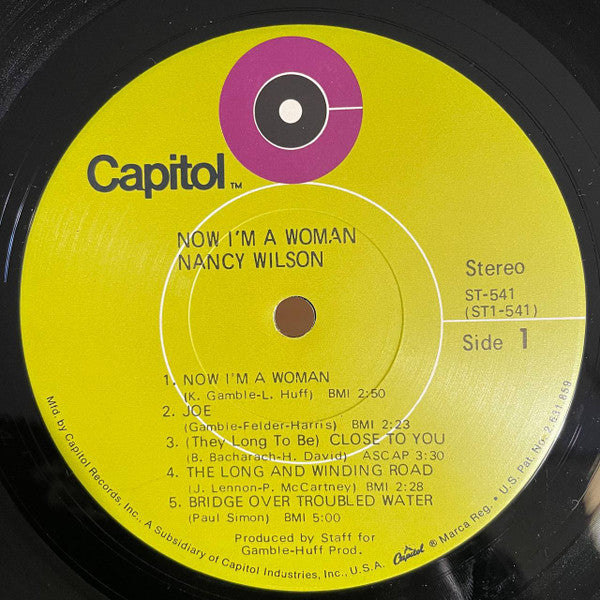 Nancy Wilson - Now I'm A Woman - LP