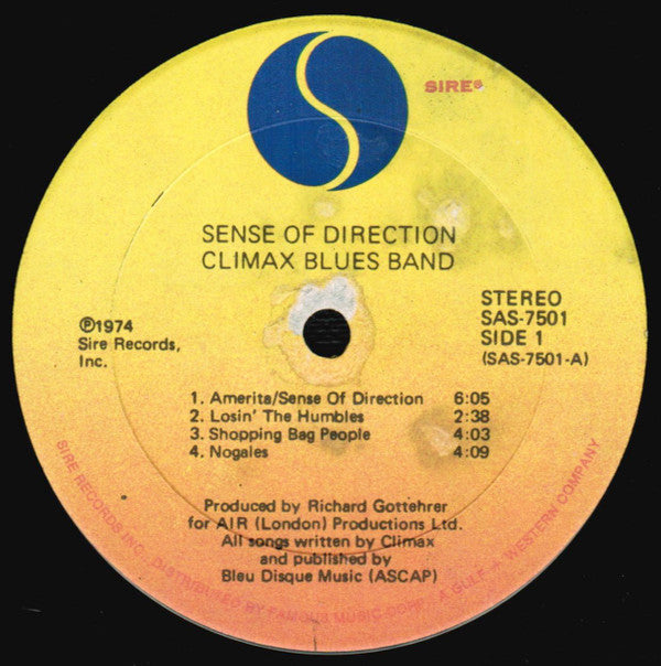 Climax Blues Band - Sense Of Direction - LP