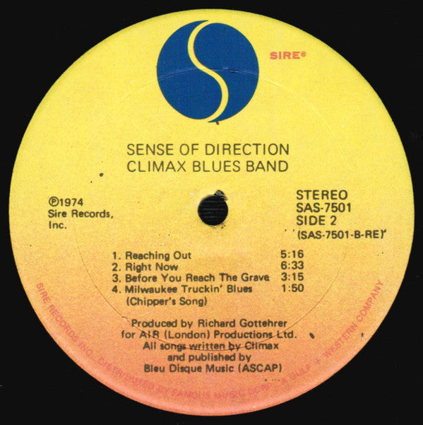 Climax Blues Band - Sense Of Direction - LP
