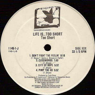 Too Short - Life Is... Too Short - LP
