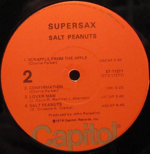 Supersax - Salt Peanuts - LP