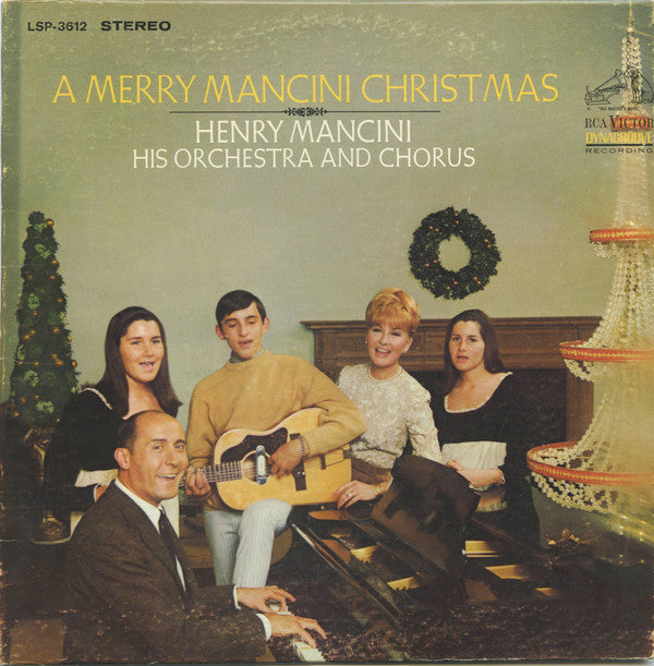 Henry Mancini, His Orchestra And Chorus* - A Merry Mancini Christmas - LP