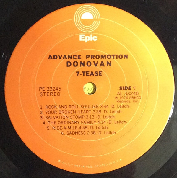 Donovan - 7-Tease - LP