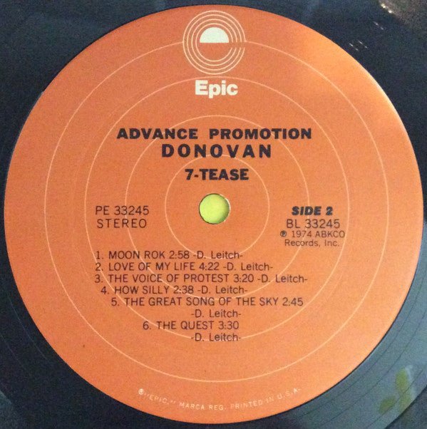 Donovan - 7-Tease - LP