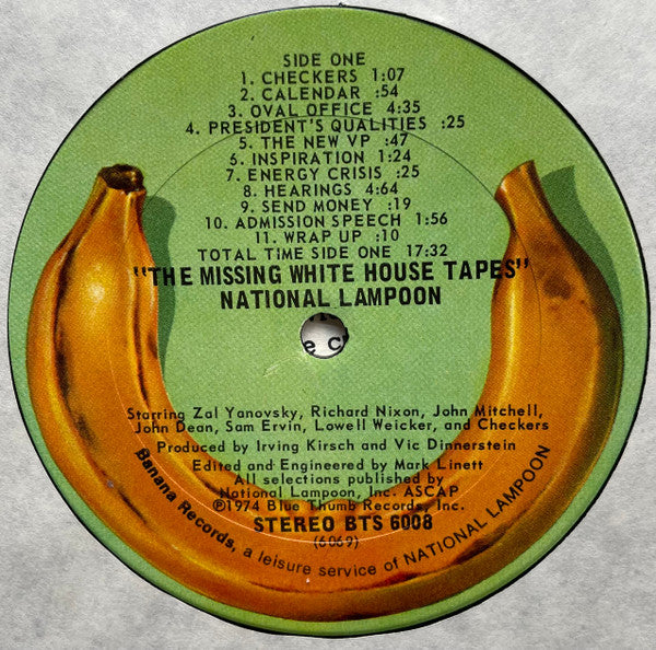 National Lampoon - The Missing White House Tapes - LP