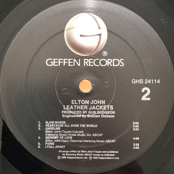 Elton John - Leather Jackets - LP