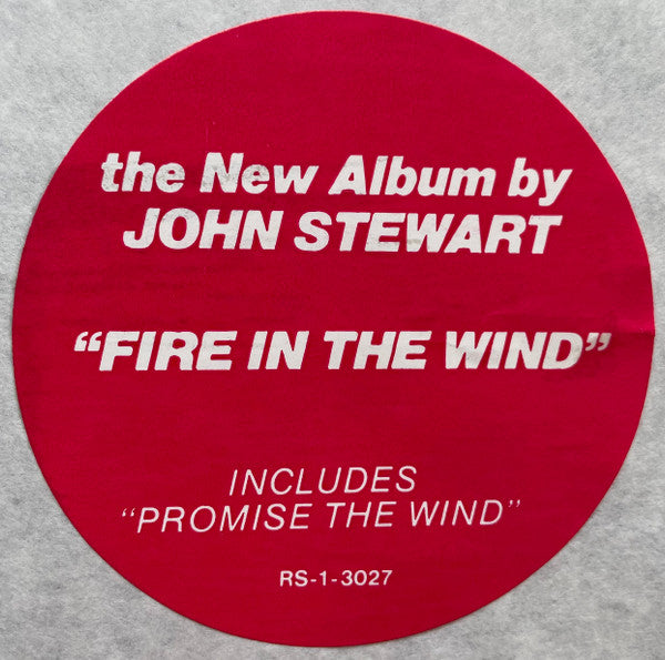 John Stewart (2) - Fire In The Wind - LP