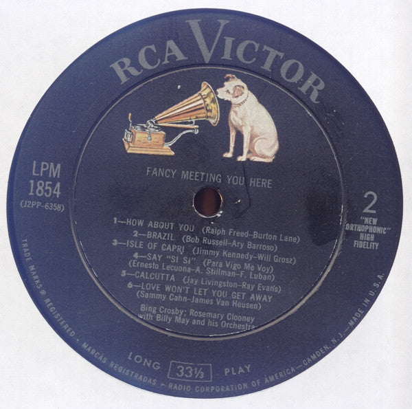 Bing Crosby And Rosemary Clooney - Fancy Meeting You Here - LP