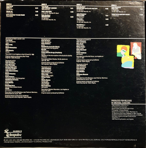Tom Scott / John Klemmer / Gato Barbieri - Foundations - LP