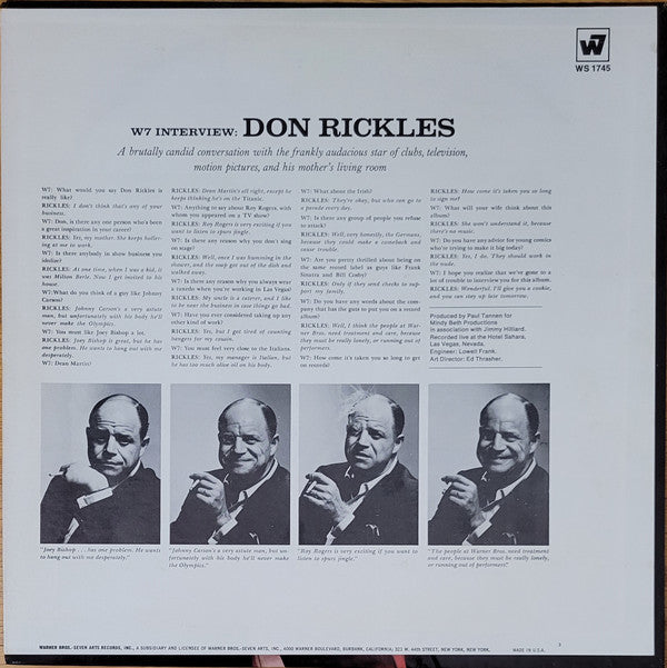 Don Rickles - Hello Dummy! - LP