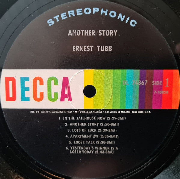 Ernest Tubb - Another Story - LP