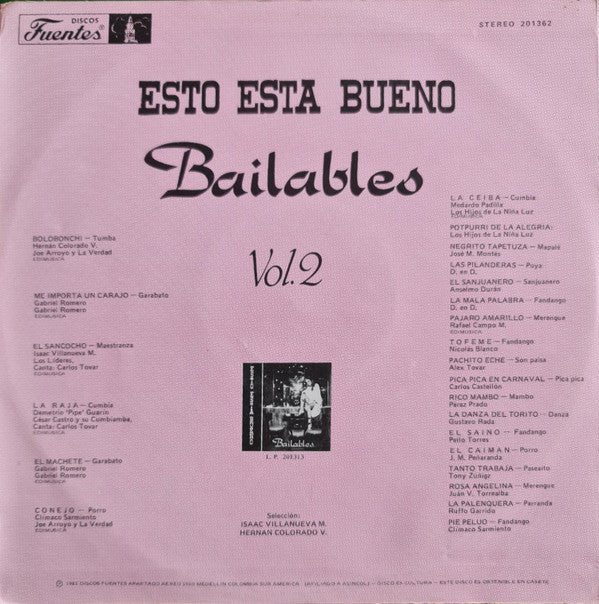 Various - Esto Esta Bueno Bailables Vol. 2 - LP
