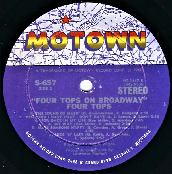 Four Tops - Four Tops On Broadway - LP