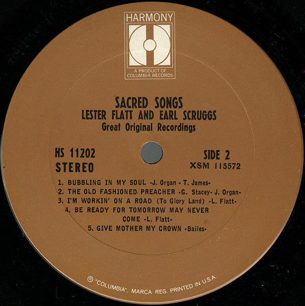 Lester Flatt And Earl Scruggs* - Sacred Songs - LP