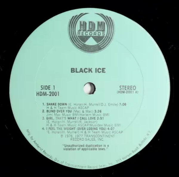 Black Ice  - Black Ice - LP