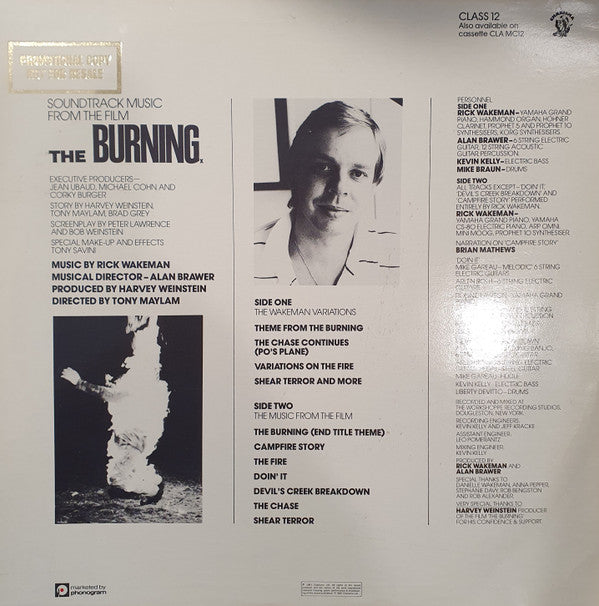 Rick Wakeman - The Burning (The Original Soundtrack Music From The Film) - LP