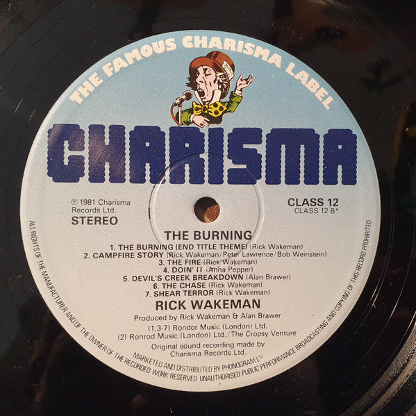 Rick Wakeman - The Burning (The Original Soundtrack Music From The Film) - LP