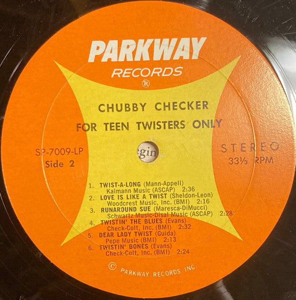 Chubby Checker - For 'Teen Twisters Only - LP