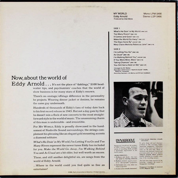 Eddy Arnold - My World - LP
