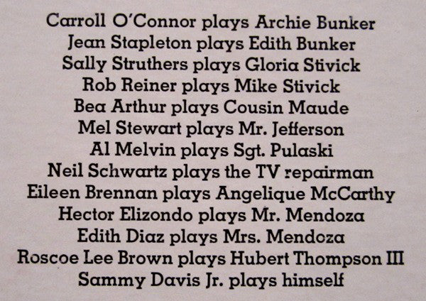 All In The Family* - 2nd Album - LP
