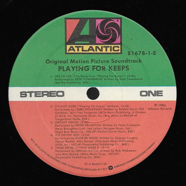 Various - Playing For Keeps (Original Motion Picture Soundtrack) - LP