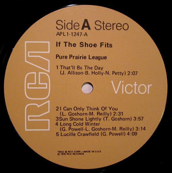 Pure Prairie League - If The Shoe Fits - LP