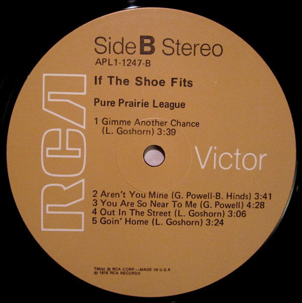 Pure Prairie League - If The Shoe Fits - LP