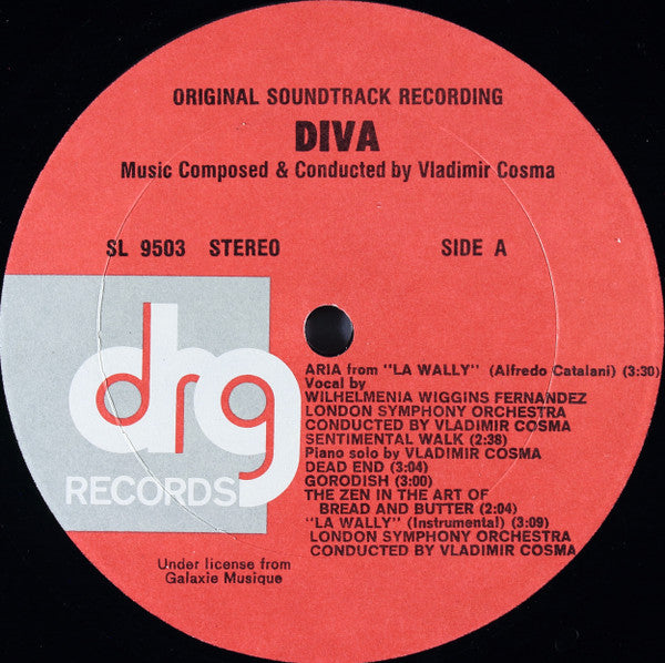 Vladimir Cosma - Diva (Original Soundtrack Recording) - LP