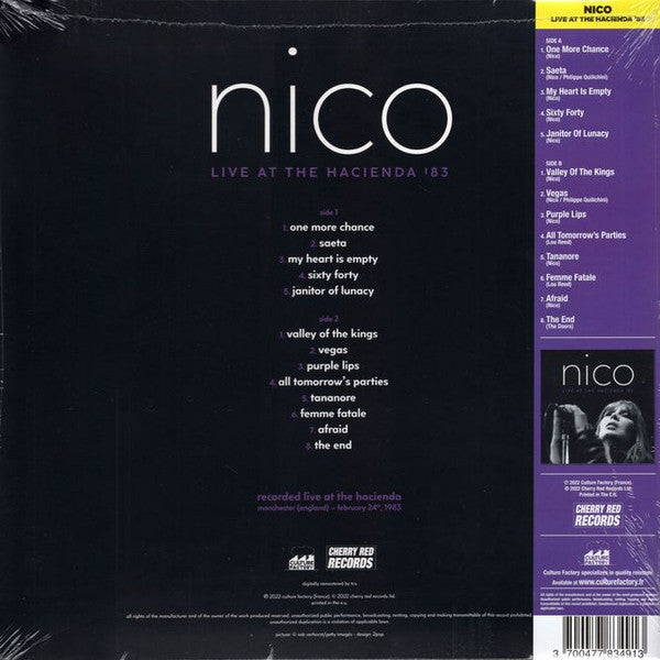 Nico  - Live At The Hacienda '83