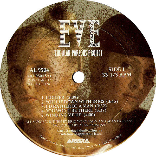 The Alan Parsons Project - Eve - LP