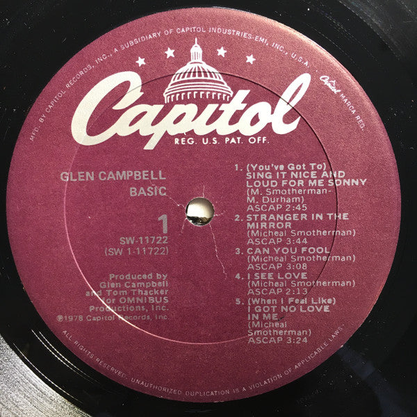 Glen Campbell - Basic - LP
