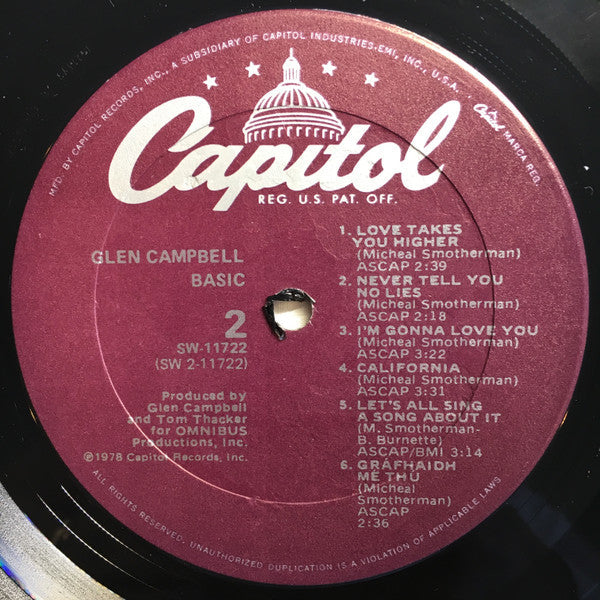 Glen Campbell - Basic - LP