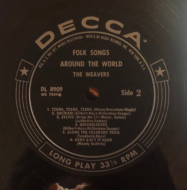 The Weavers - Folk Songs Around The World - LP
