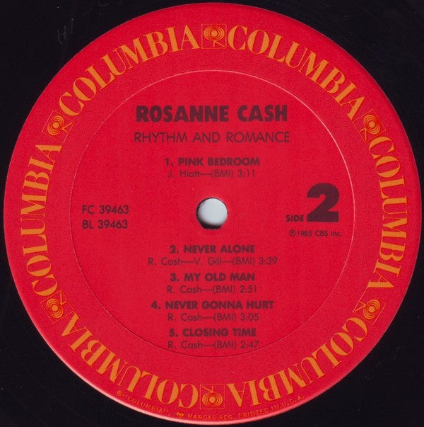 Rosanne Cash - Rhythm And Romance - LP