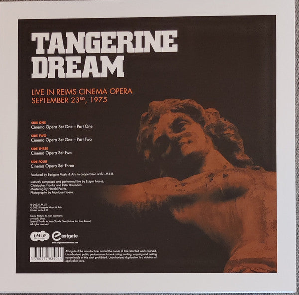 Tangerine Dream - Live In Reims Cinema Opera, September 23rd, 1975 - LP