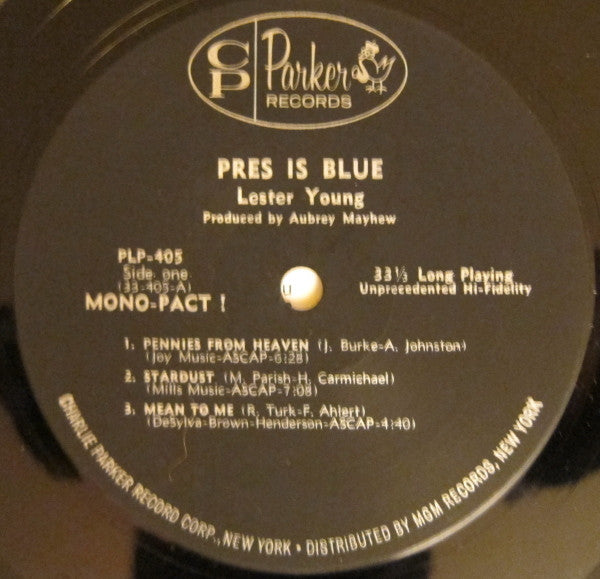 Lester Young - Pres Is Blue - LP