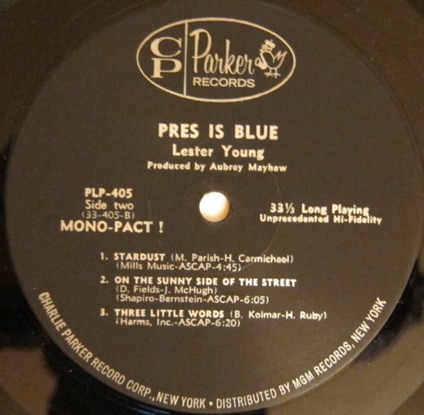 Lester Young - Pres Is Blue - LP