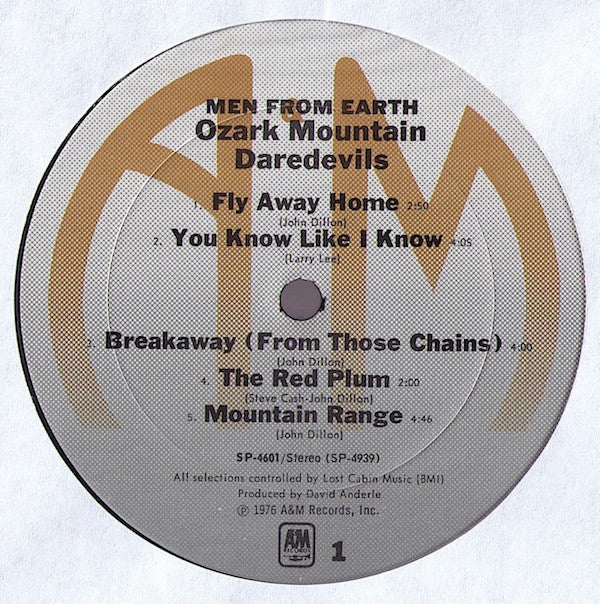 The Ozark Mountain Daredevils - Men From Earth - LP