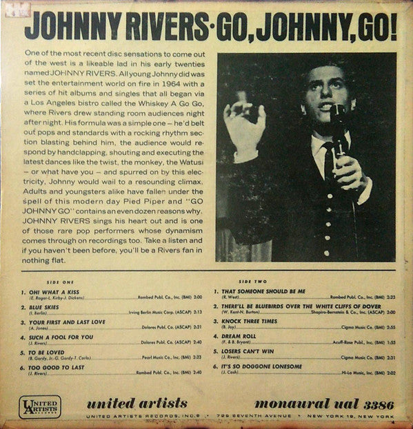 Johnny Rivers - Go, Johnny, Go! - LP