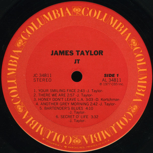 James Taylor  - JT - LP