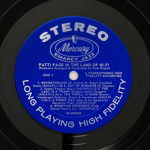 Patti Page With Pete Rugolo And His Orchestra* - In The Land Of Hi-Fi - LP