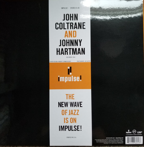 John Coltrane And Johnny Hartman - John Coltrane and Johnny Hartman - LP