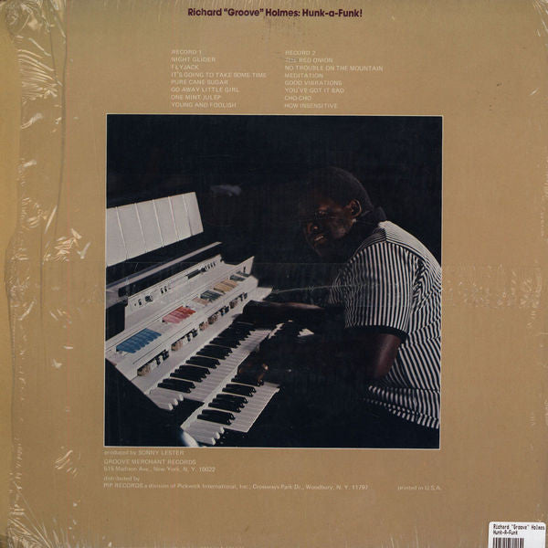 Richard "Groove" Holmes - Hunk-A-Funk - LP