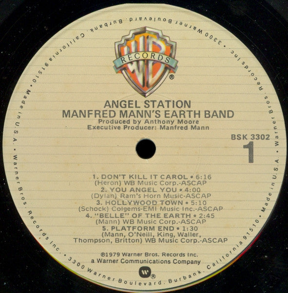 Manfred Mann's Earth Band - Angel Station - LP