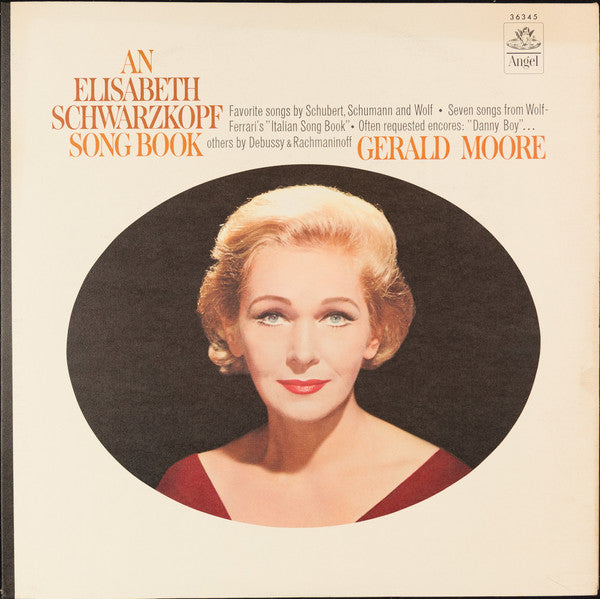 Elisabeth Schwarzkopf, Gerald Moore - An Elizabeth Schwarzkopf Song Book - LP