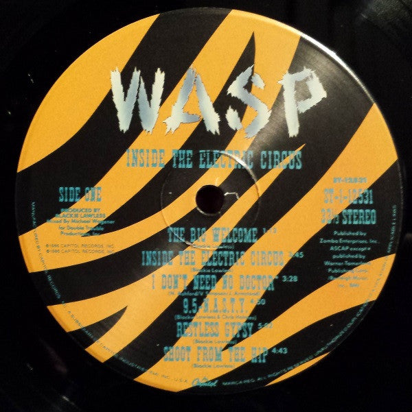 W.A.S.P. - Inside The Electric Circus - LP